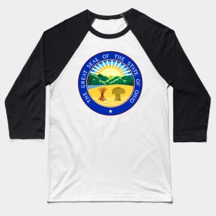 Ohio Coat of Arms Baseball T-Shirt